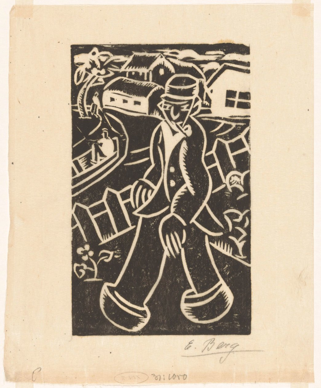 Boer af Else Berg (signed by artist)