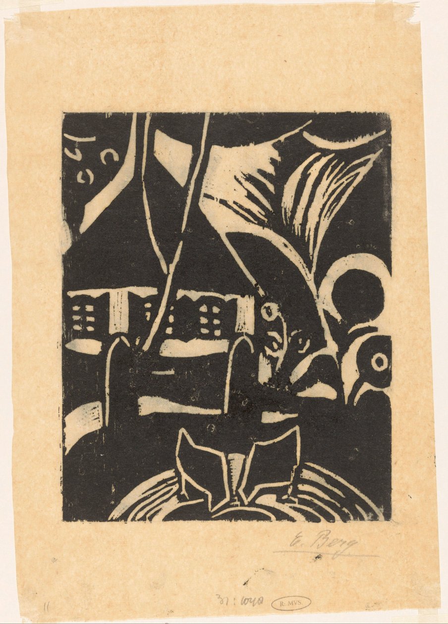 Gård af Else Berg (signed by artist)