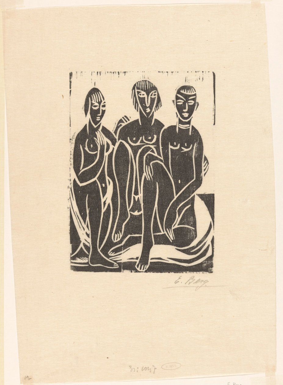 Tre kvinder af Else Berg (signed by artist)