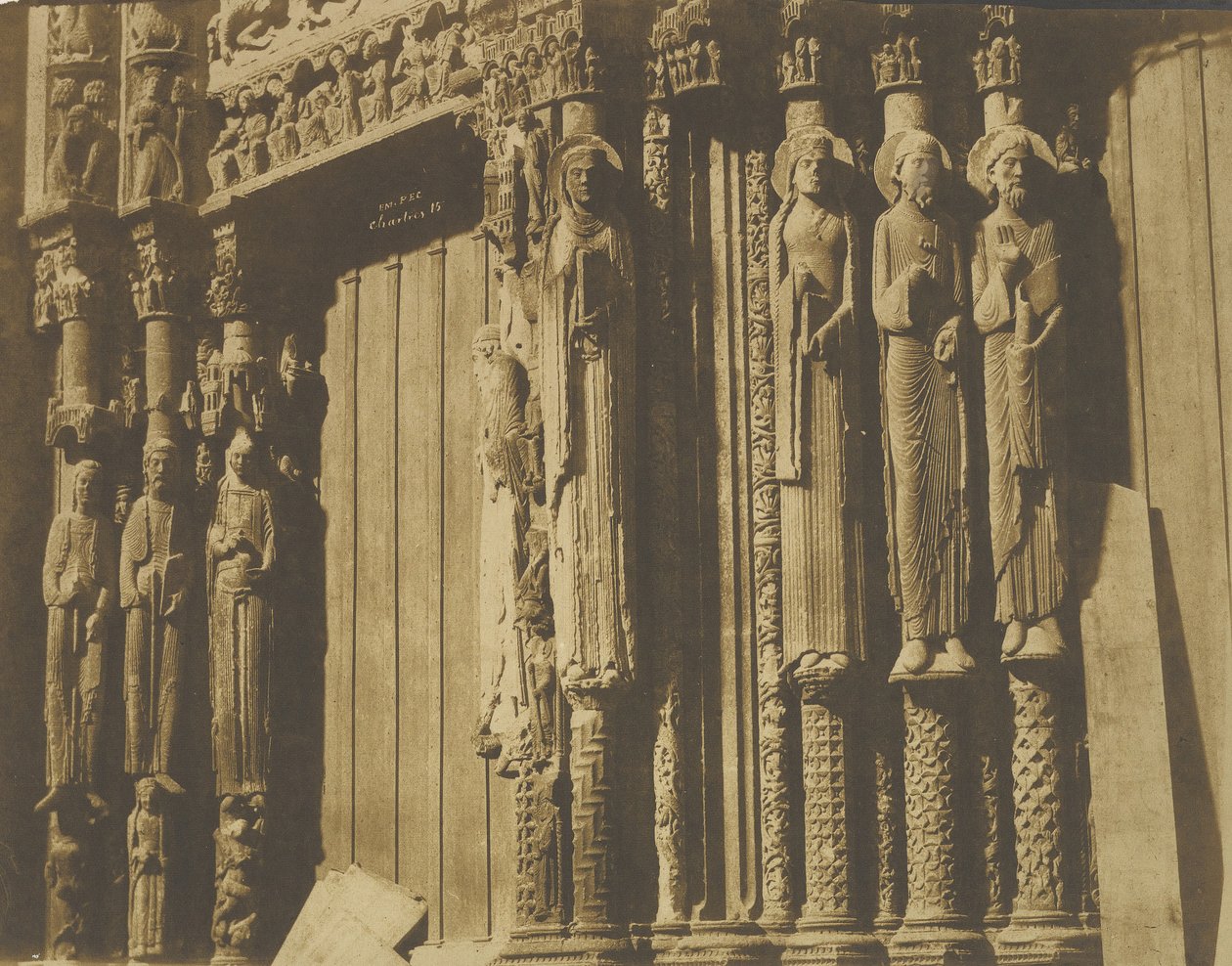Chartres katedral, 1850-52. af Em. Pec