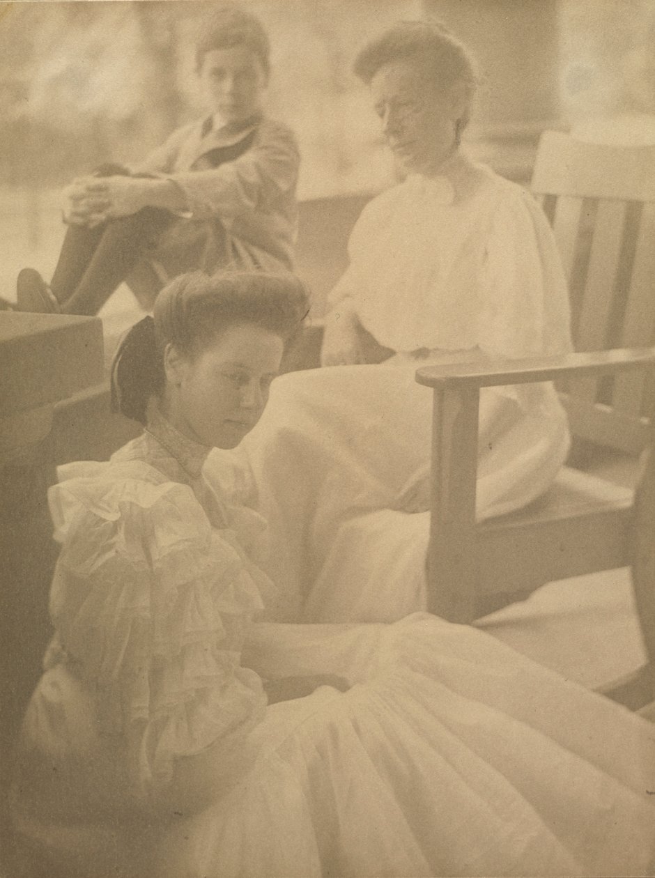Gruppeportræt, ca. 1900. af Ema Spencer
