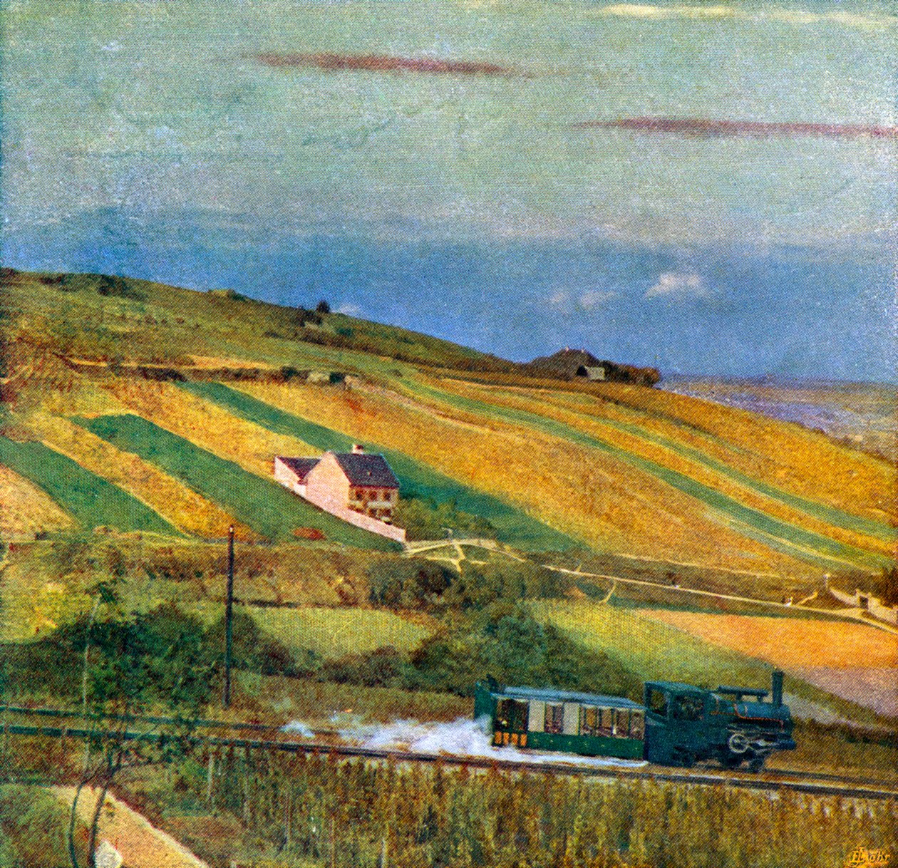 Landskabet udenfor Wien - af Emanuel Baschny