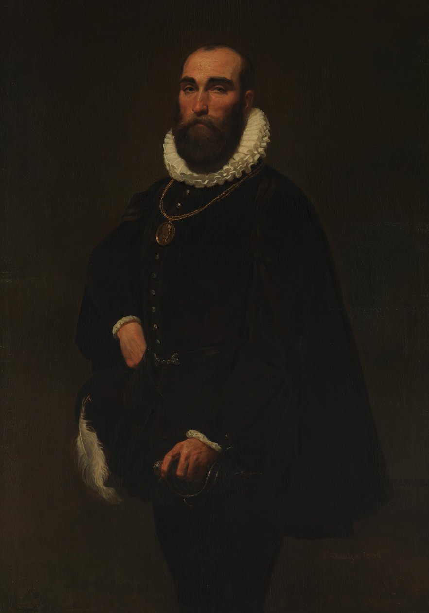 Worthington Whittredge, 1856 af Emanuel Gottlieb Leutze