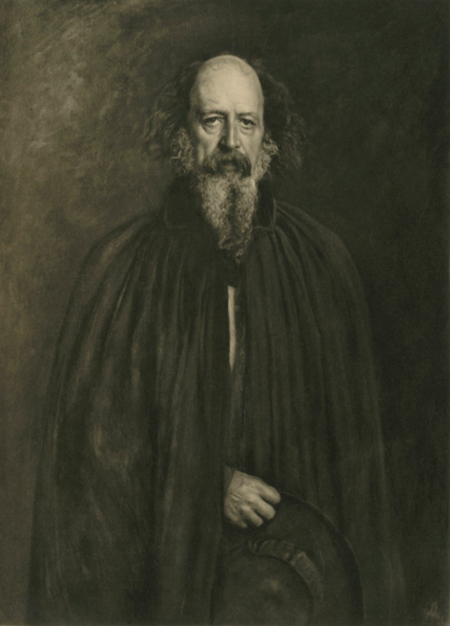 Alfred Lord Tennyson, 1881, 1908. af Emery Walker