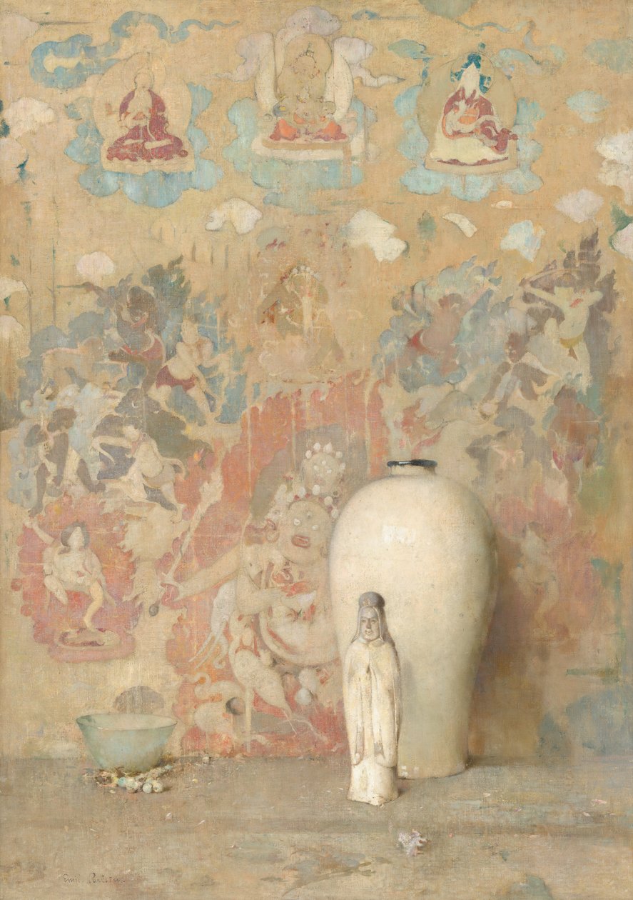 Billedet fra Thibet, ca. 1920. af Emil Carlsen