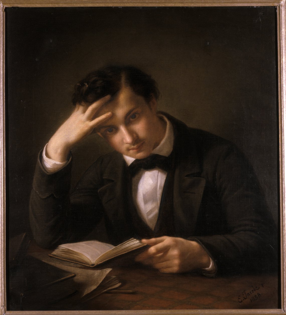 Ung Student, 1858 af Emil Jacobs