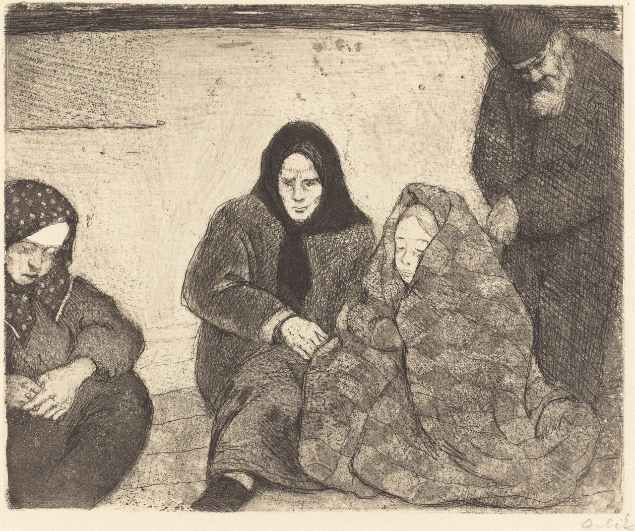 Emigranter af Emil Orlik