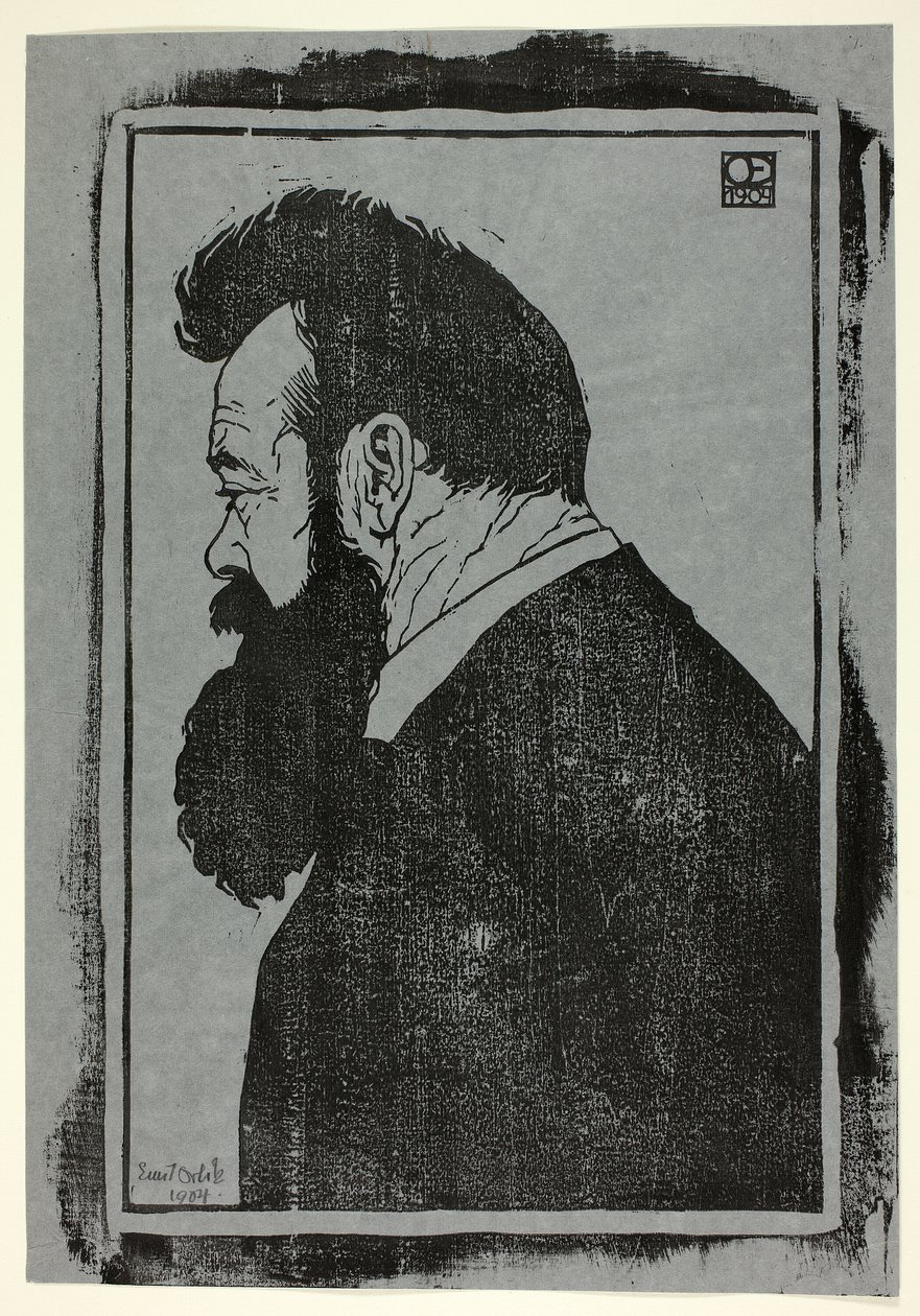 F. Hodler af Emil Orlik