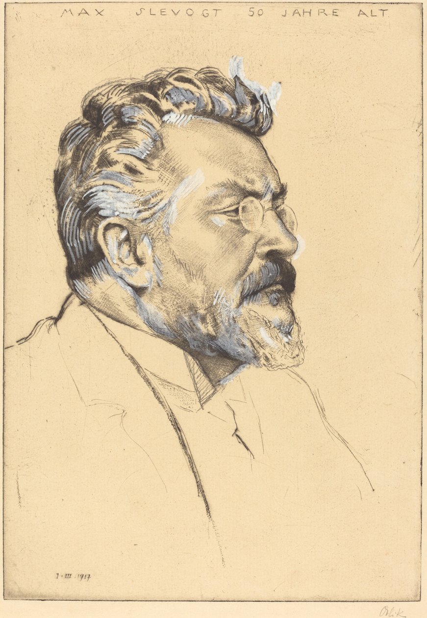 Max Slevogt af Emil Orlik