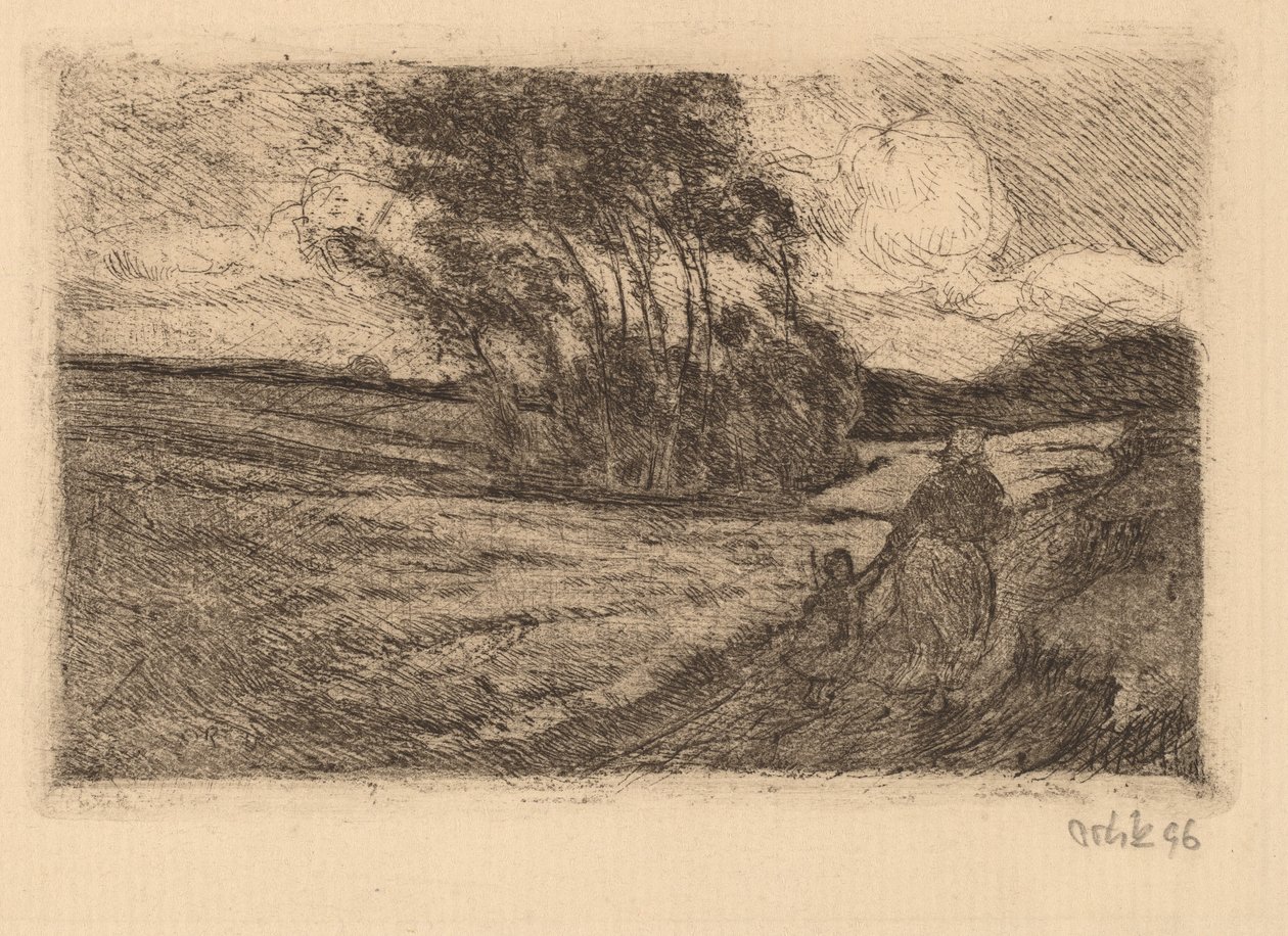 Tordenvejr (lille) af Emil Orlik