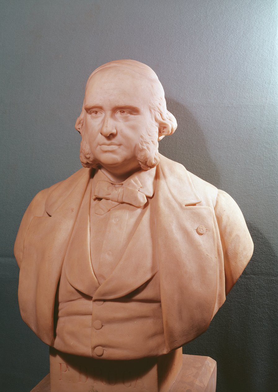 Buste af Paul Broca (1824-80) 1881 af Emile Arthur Soldi or Soldi Colbert