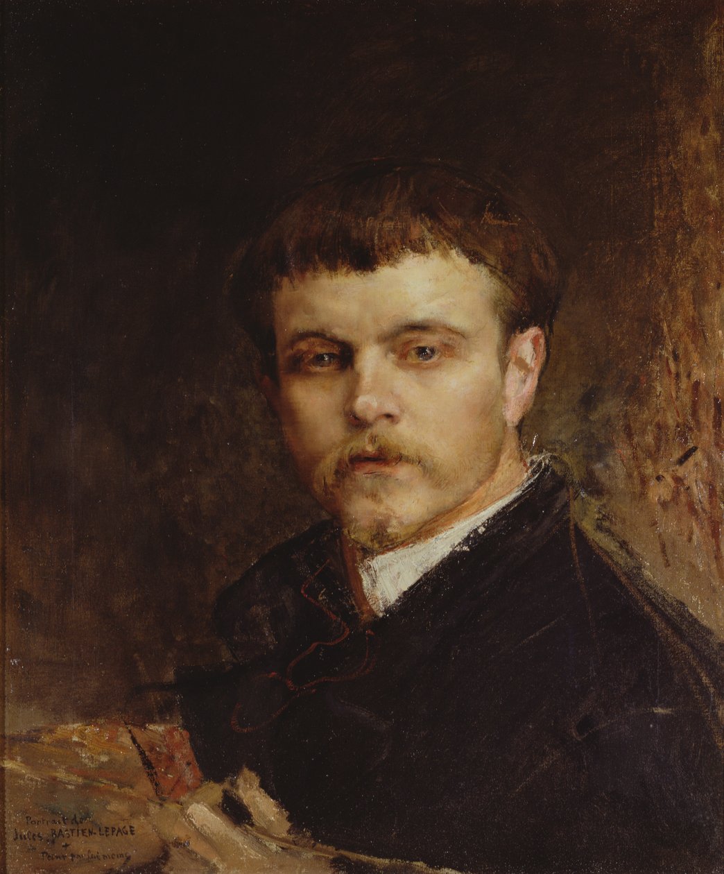 Selvportræt af kunstneren som ung af Emile Bastien Lepage