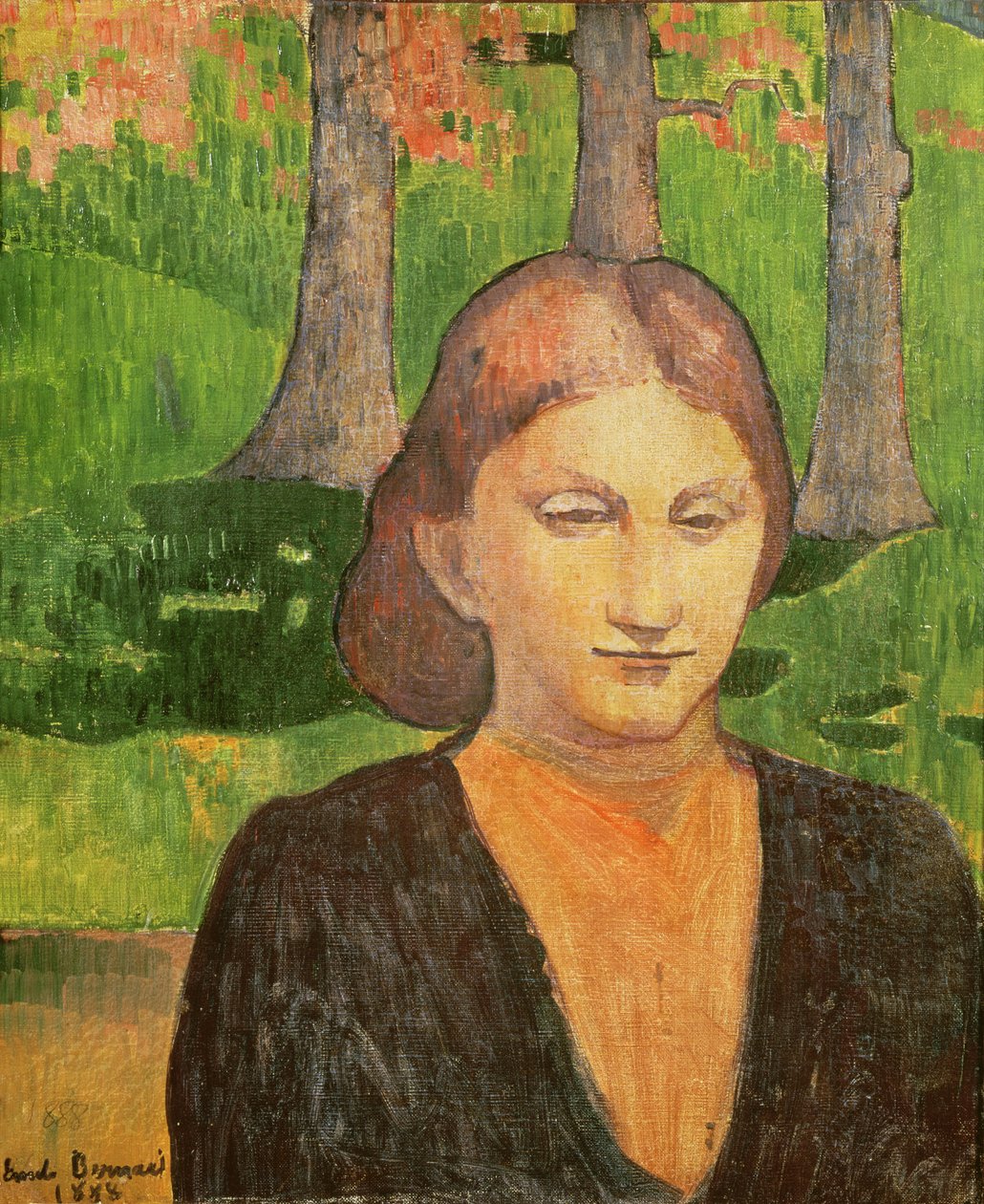Portræt af min søster Madeleine, 1888 af Emile Bernard