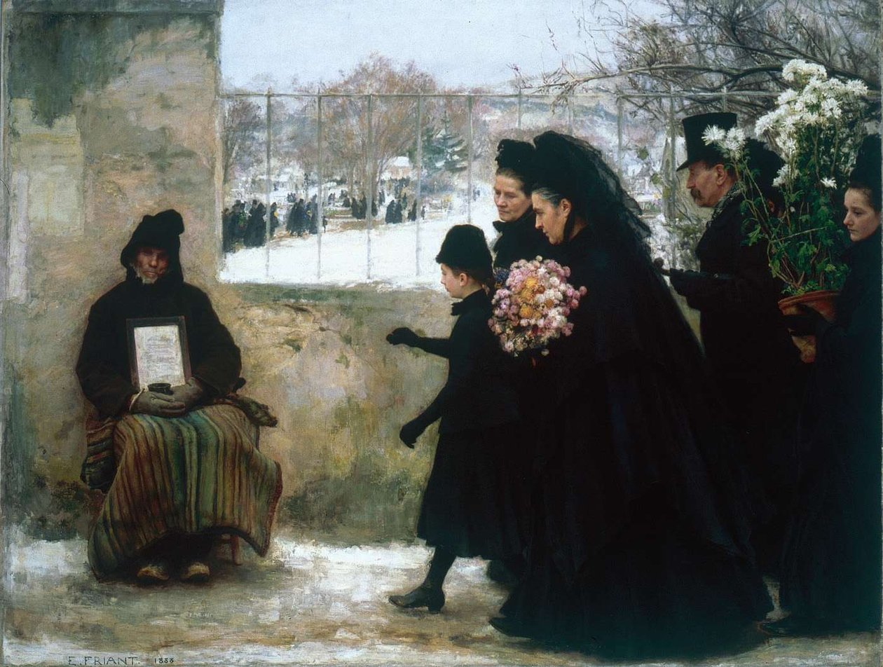 Engelsk: All Saints Dayn: n af Emile Friant