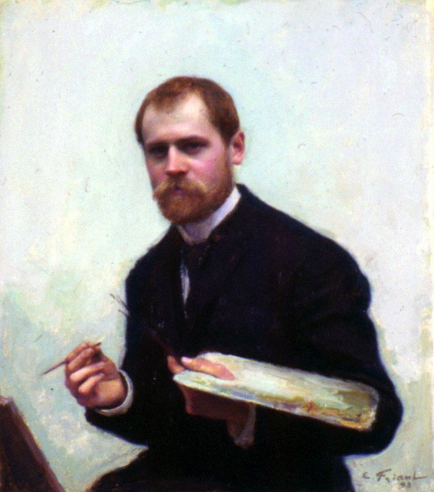 Selvportræt af Emile Friant