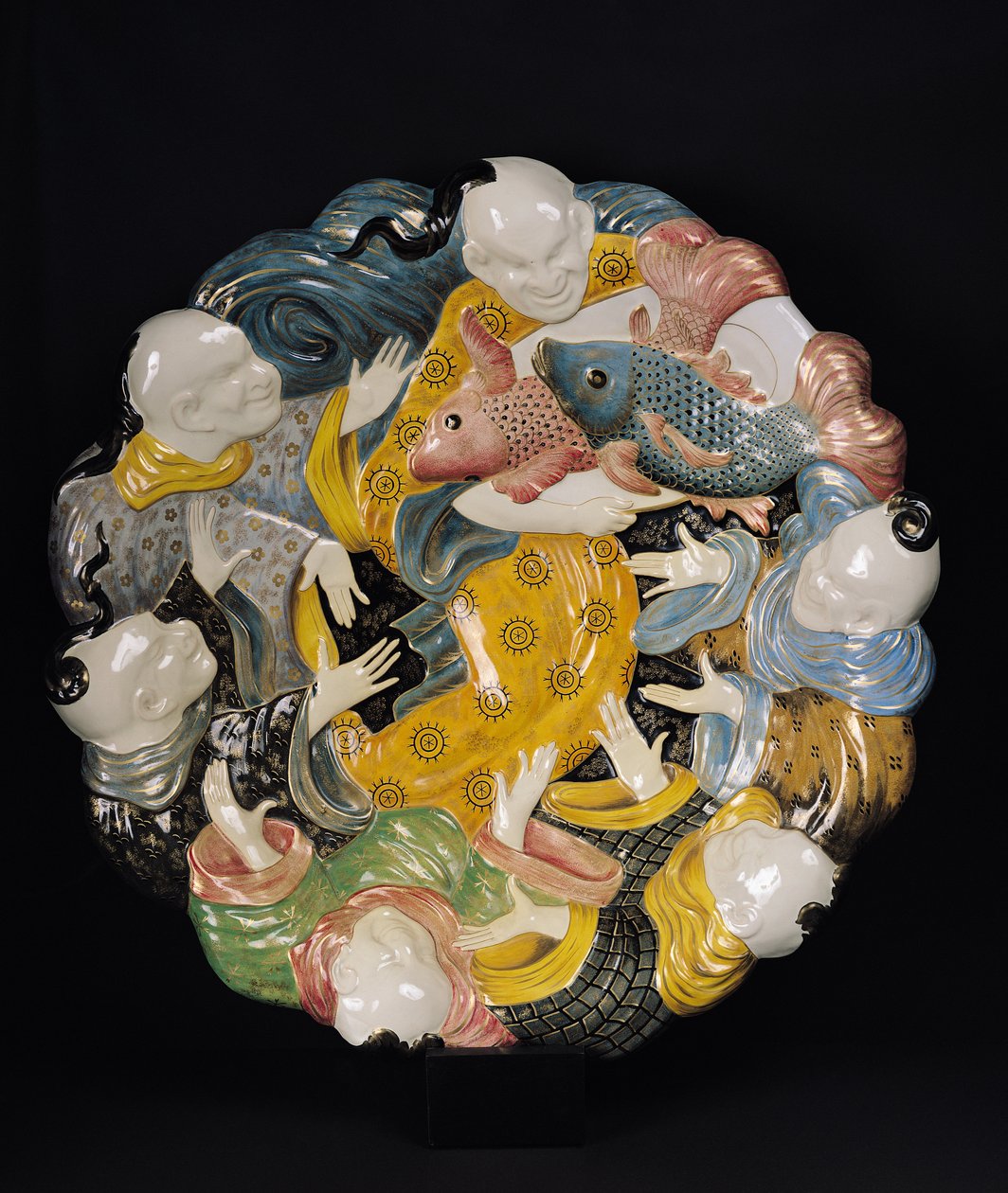 Pyntefad, ca. 1880 (fajance) af Emile Galle