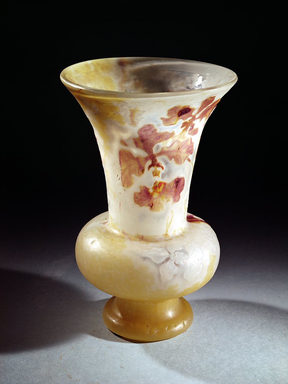 Vase (glas) af Emile Galle