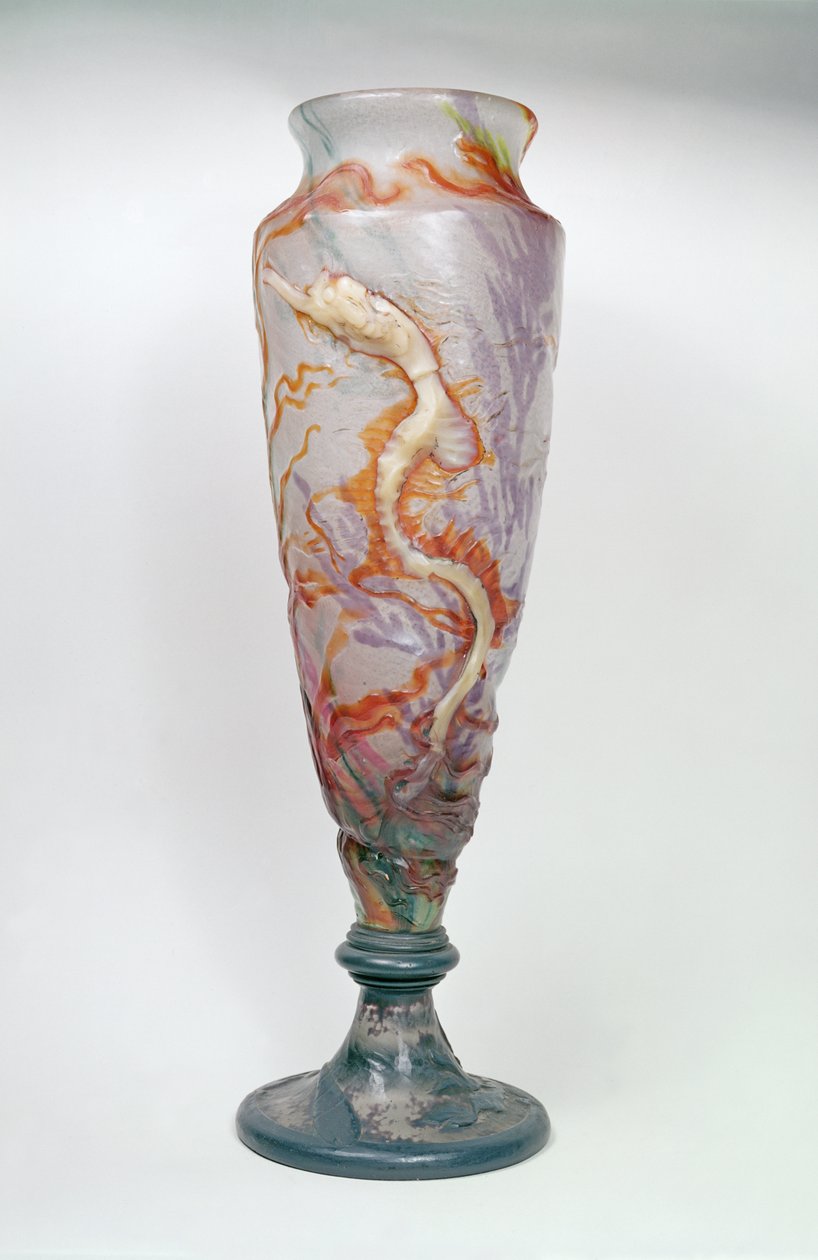 Vase, ca. 1900 (glas) af Emile Galle