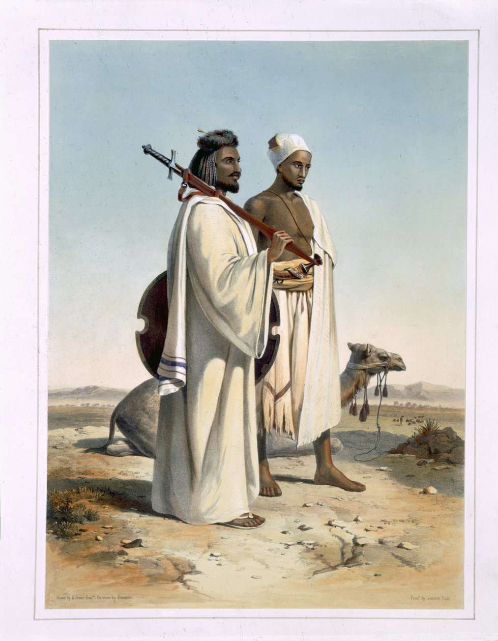 The Ababda, Nomads of the Eastern Thebaid Desert, illustration fra 