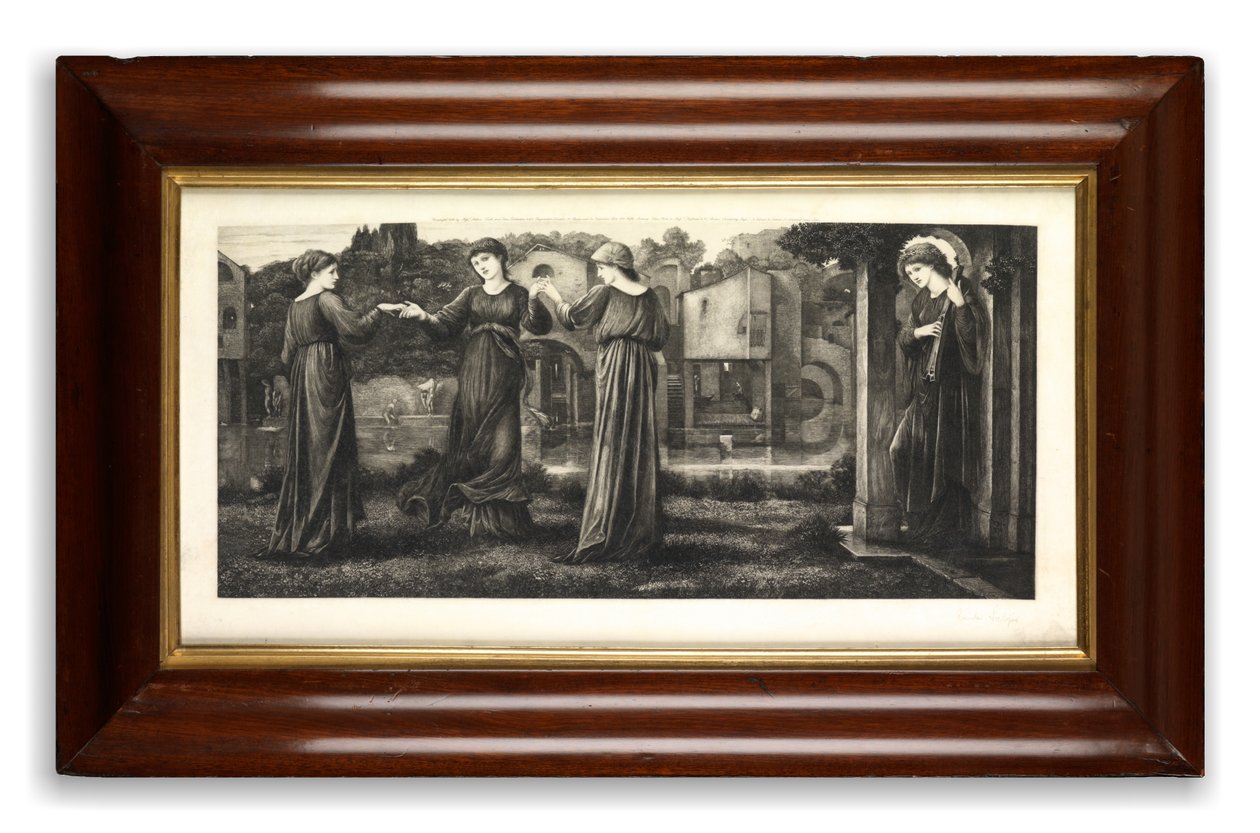 Møllen (ætsning trykt på vellum) af Emile Jean Sulpis
