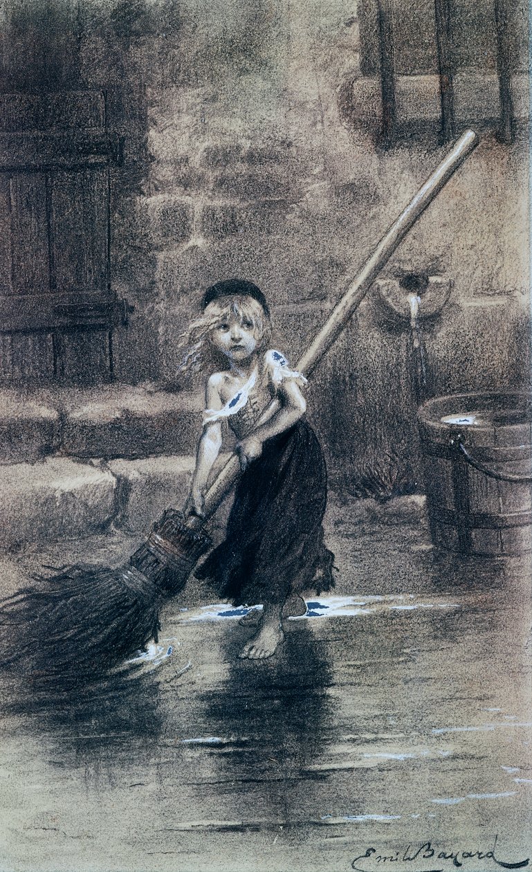 Unge Cosette af Emile Antoine Bayard