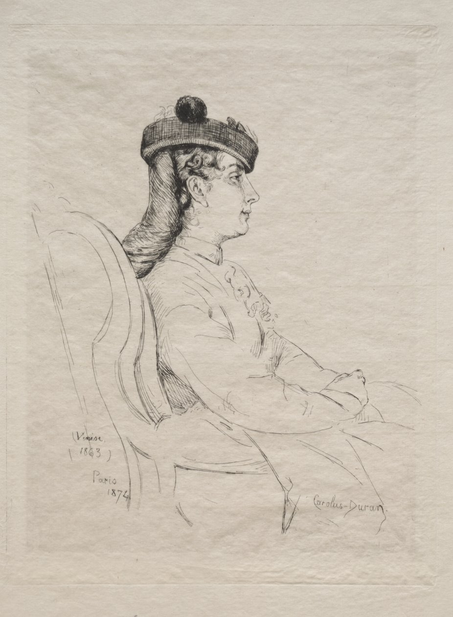 Rejse souvenir af Charles Emile Auguste Carolus Duran
