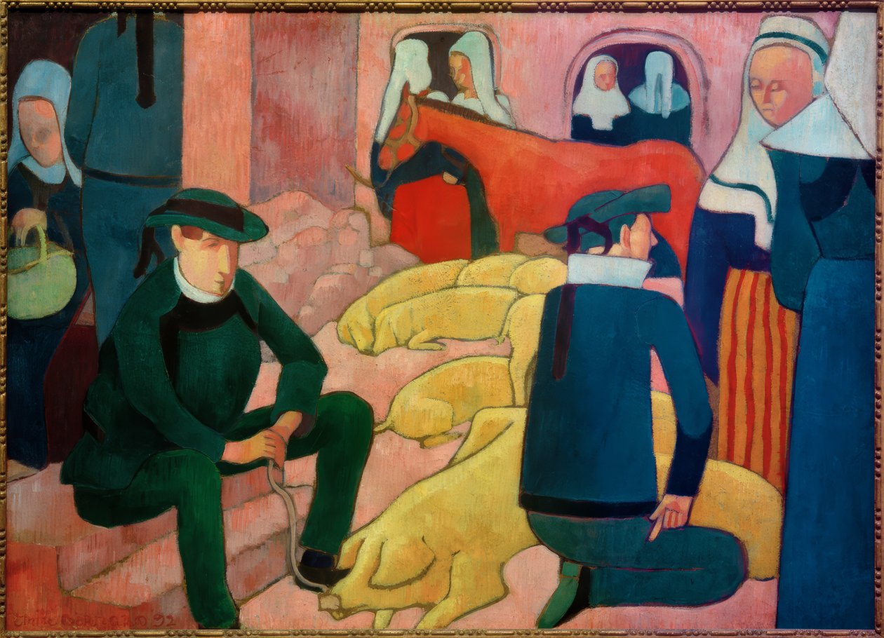 Grisemarkedet af Emile Bernard