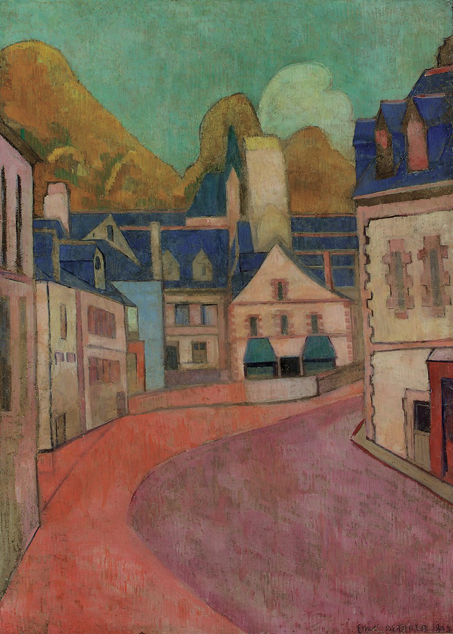 Rue Rose, Pont-Aven, 1892 af Emile Bernard