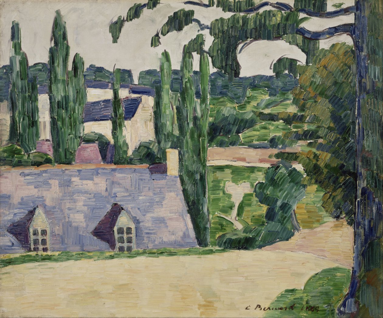 Landskab ved Pont-Aven af Emile Bernard