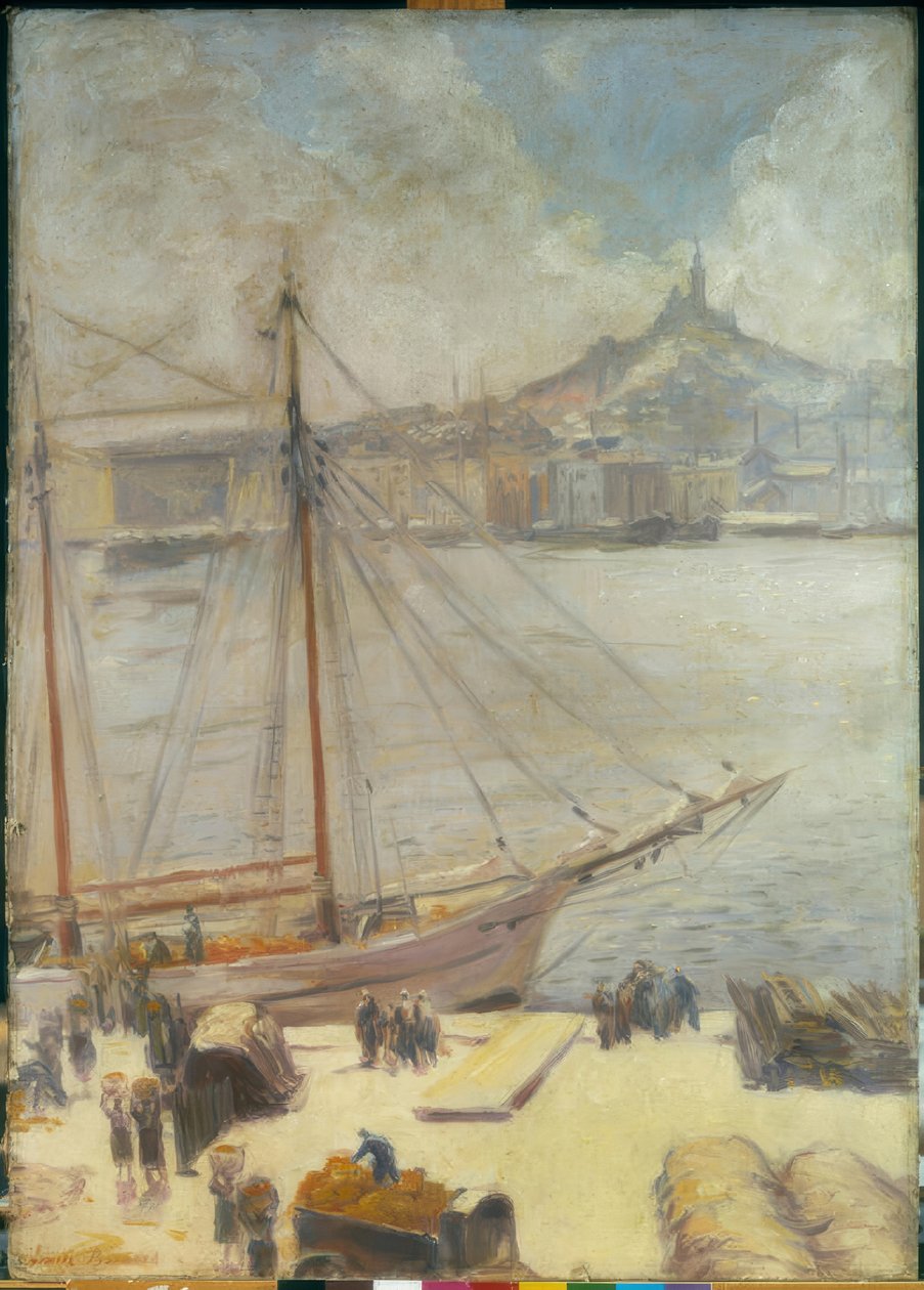 Marseille, kajen af Emile Bernard