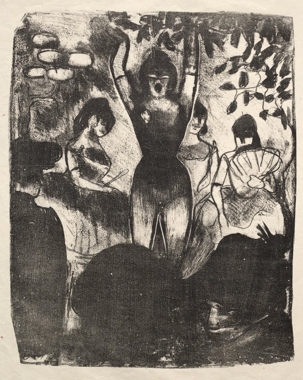 Sanger ved Café-Koncerten af Emile Bernard