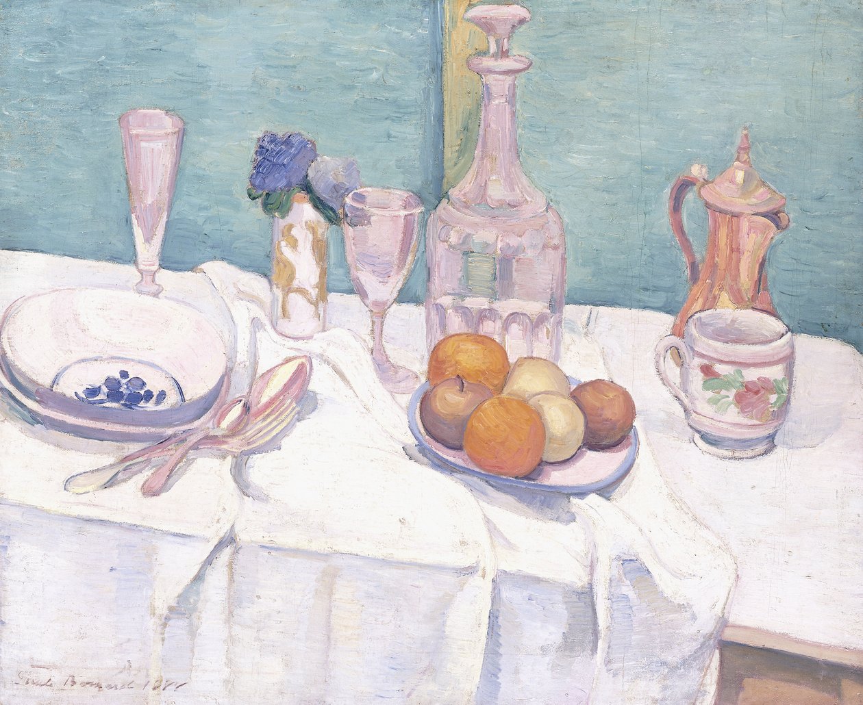 Stilleben, 1888 af Emile Bernard