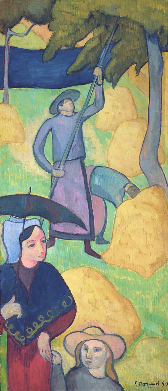 Æblehøsten, 1890 af Emile Bernard
