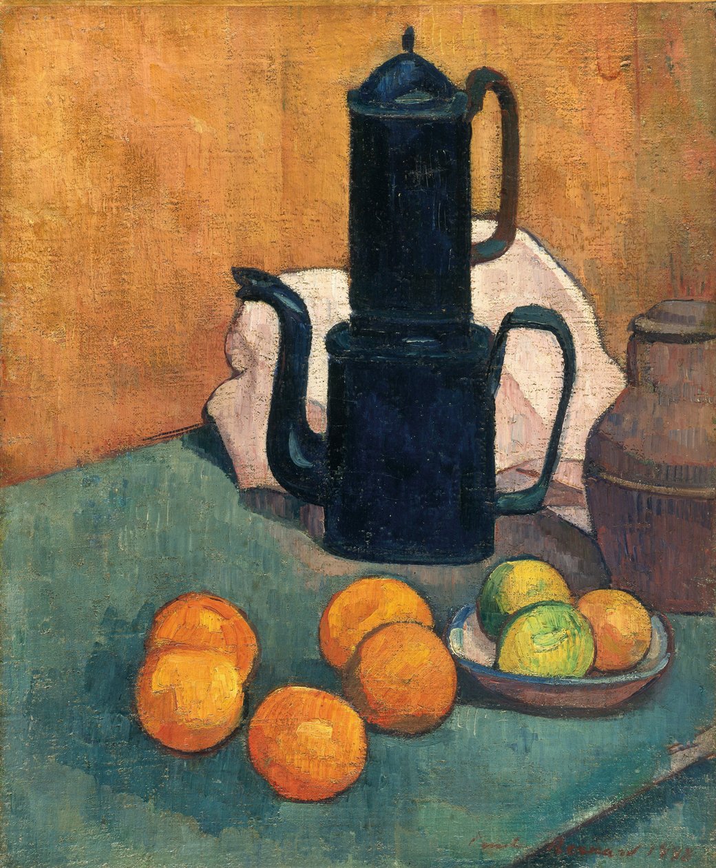 Den blå kaffekande af Emile Bernard
