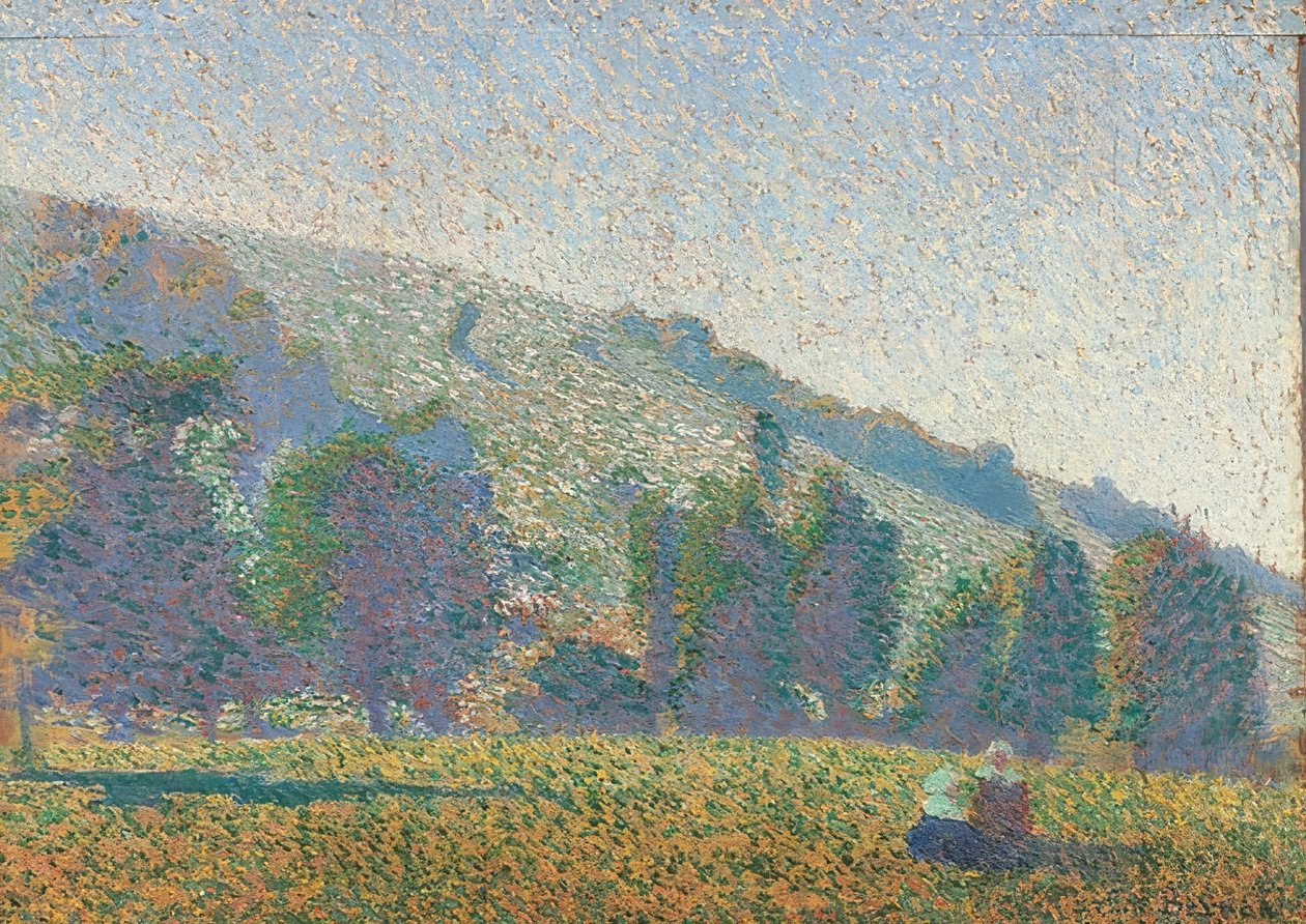 To bretonske kvinder på engen. 1886 af Emile Bernard