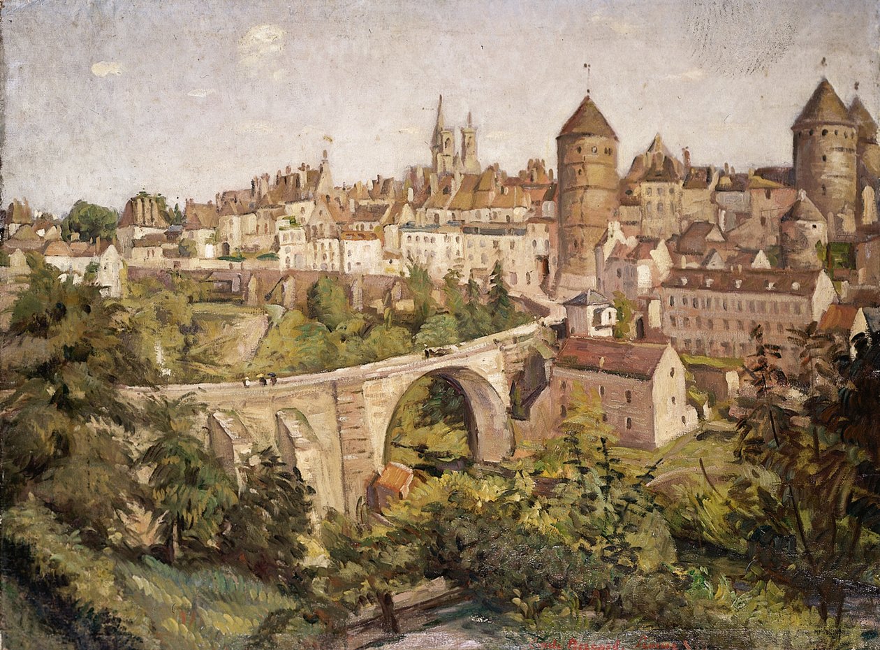 Yonne-landskabet, 1907 af Emile Bernard