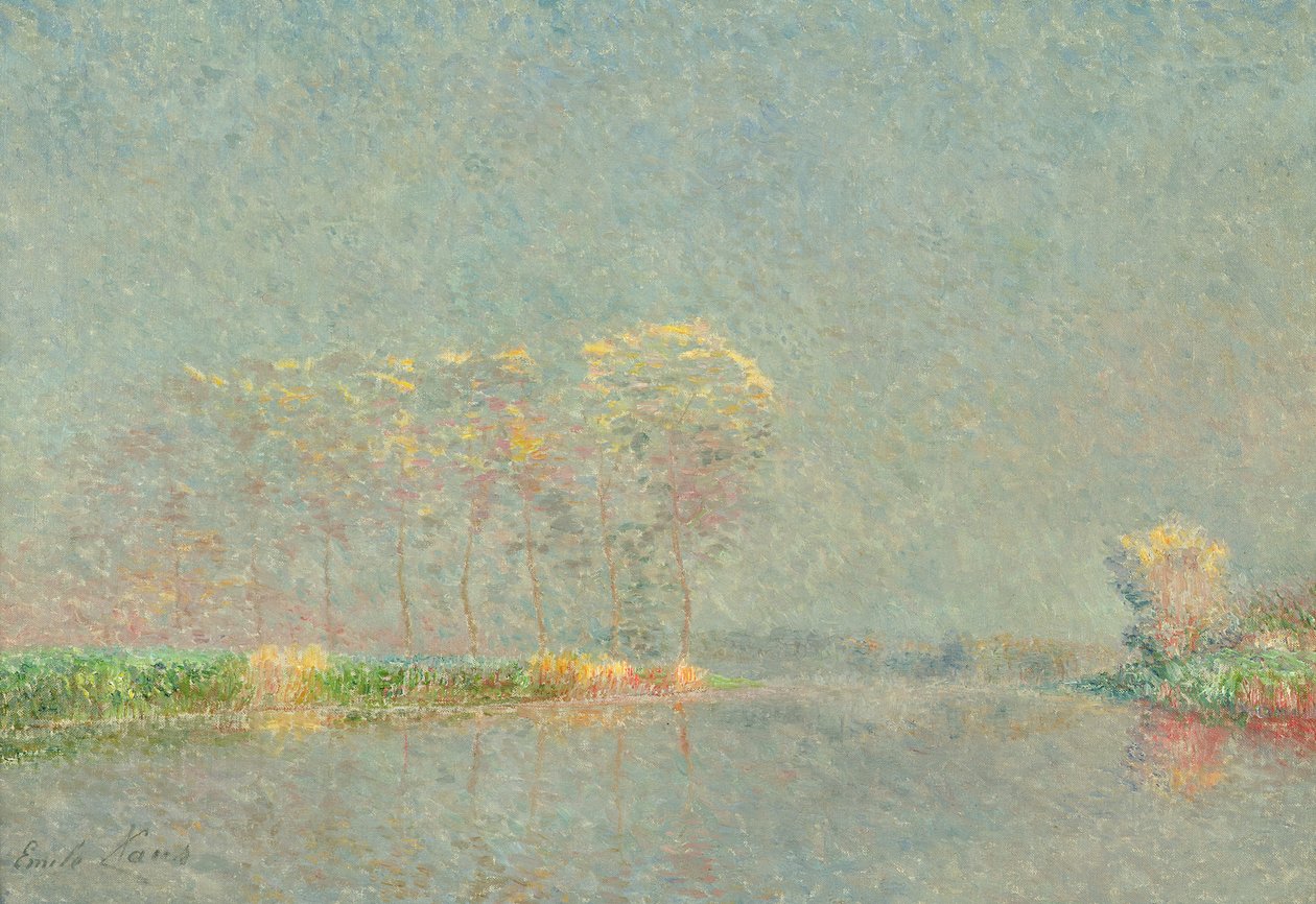 Tåge på Lysen af Emile Claus