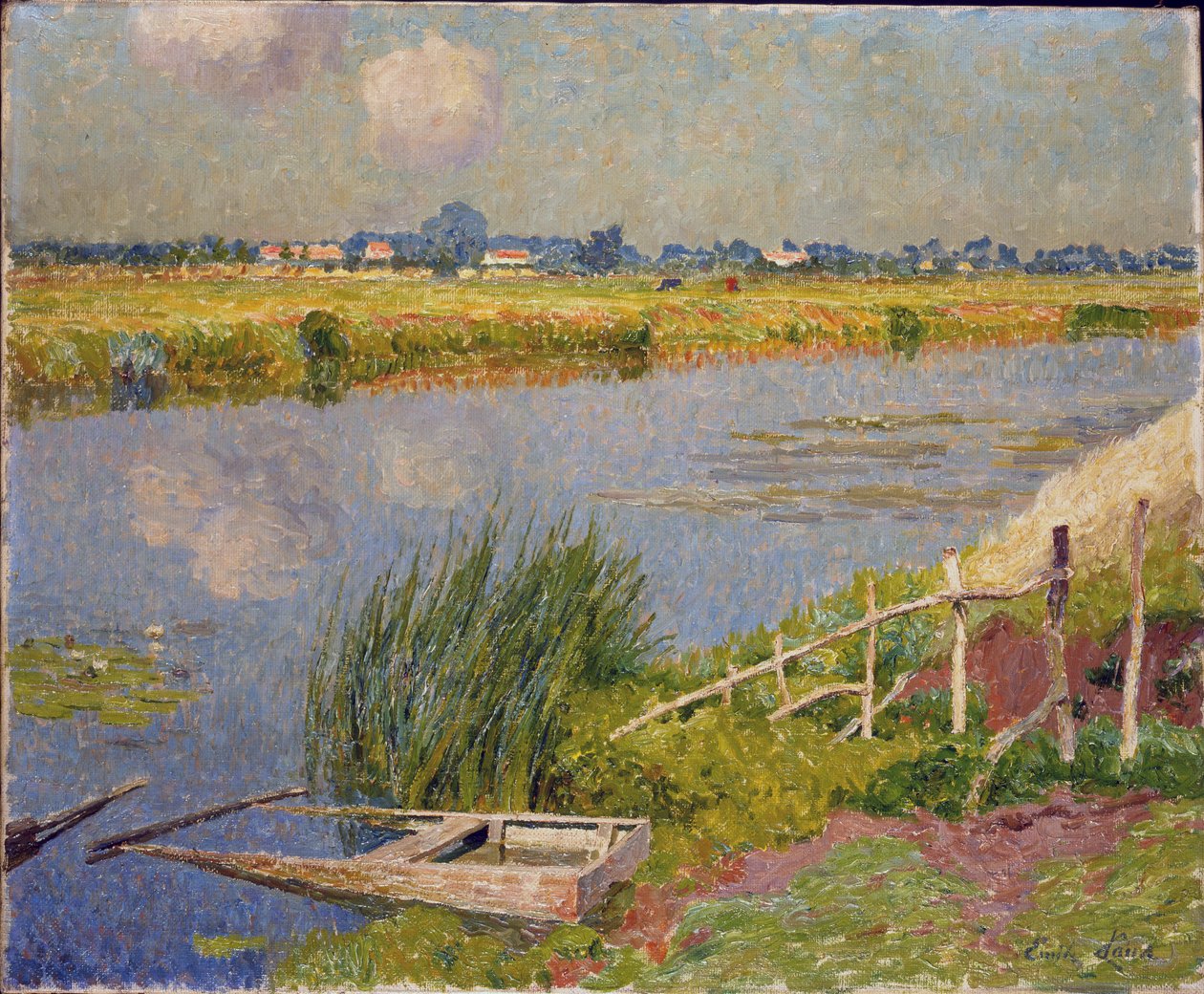 The Lily Banks, 1912 af Emile Claus