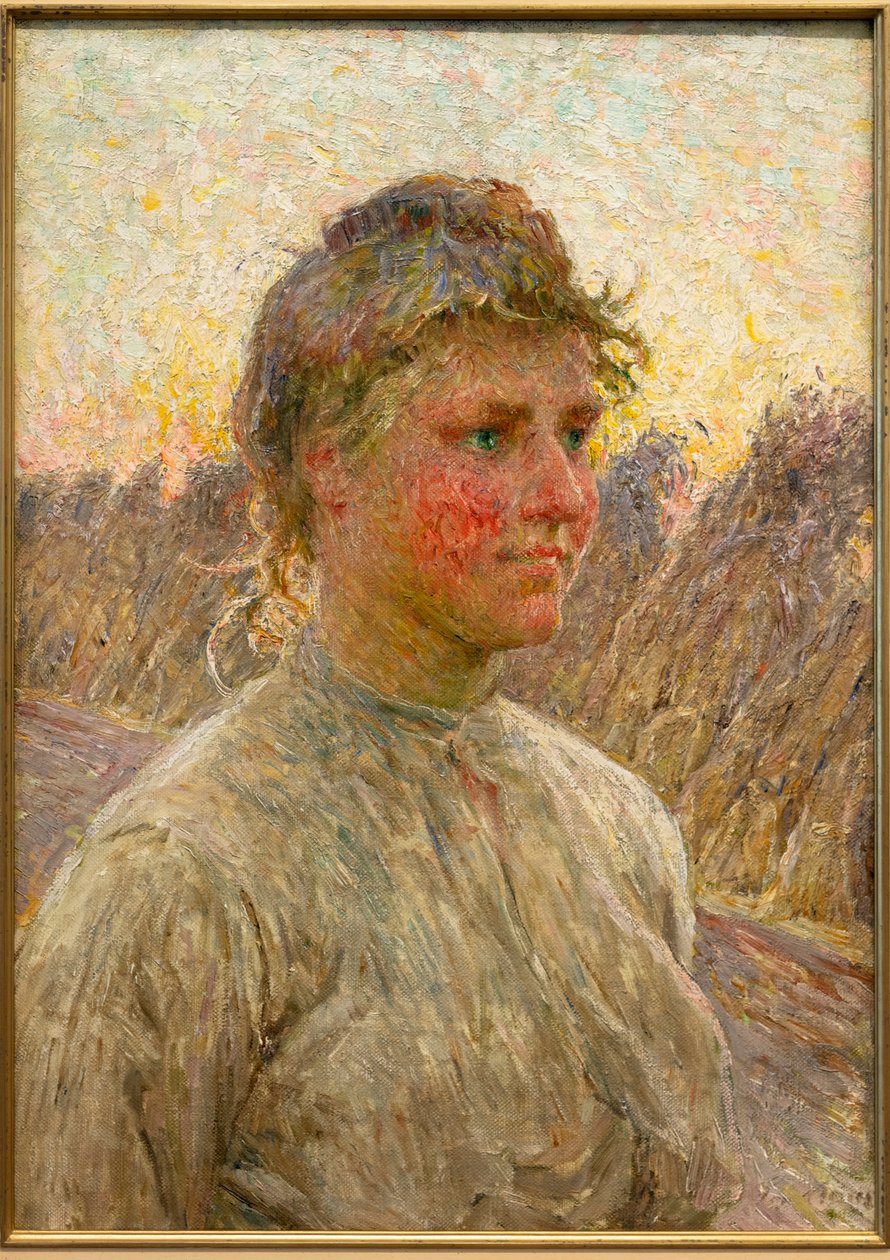 Unge Bondekone af Emile Claus