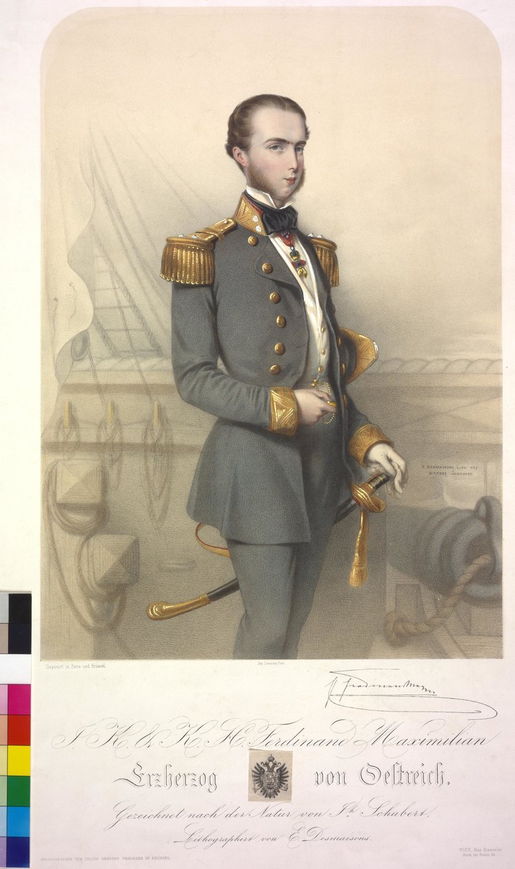 Ferdinand Maximilian Ærkehertug af Østrig af Emile Desmaisons