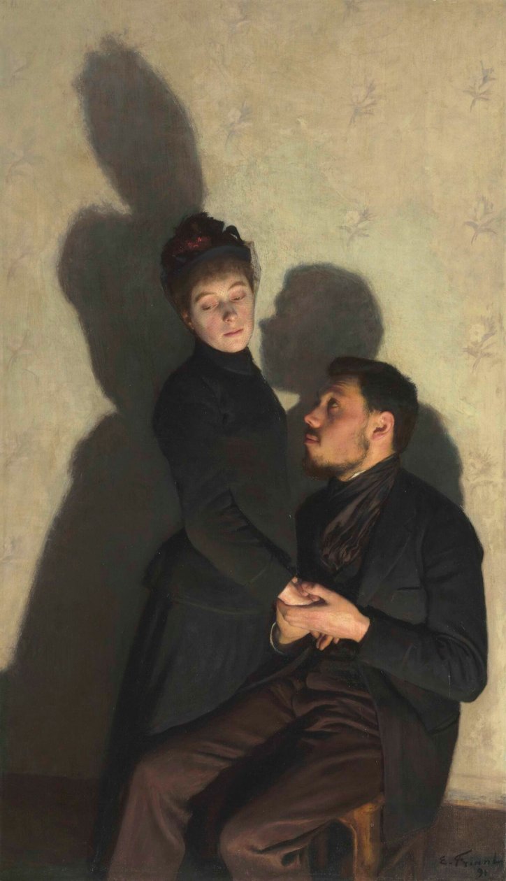 Cast Shadows Cast Shadows, 1891. af Emile Friant