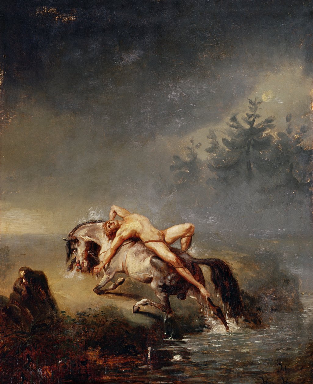 Mazeppa af Emile Jean Horace Vernet