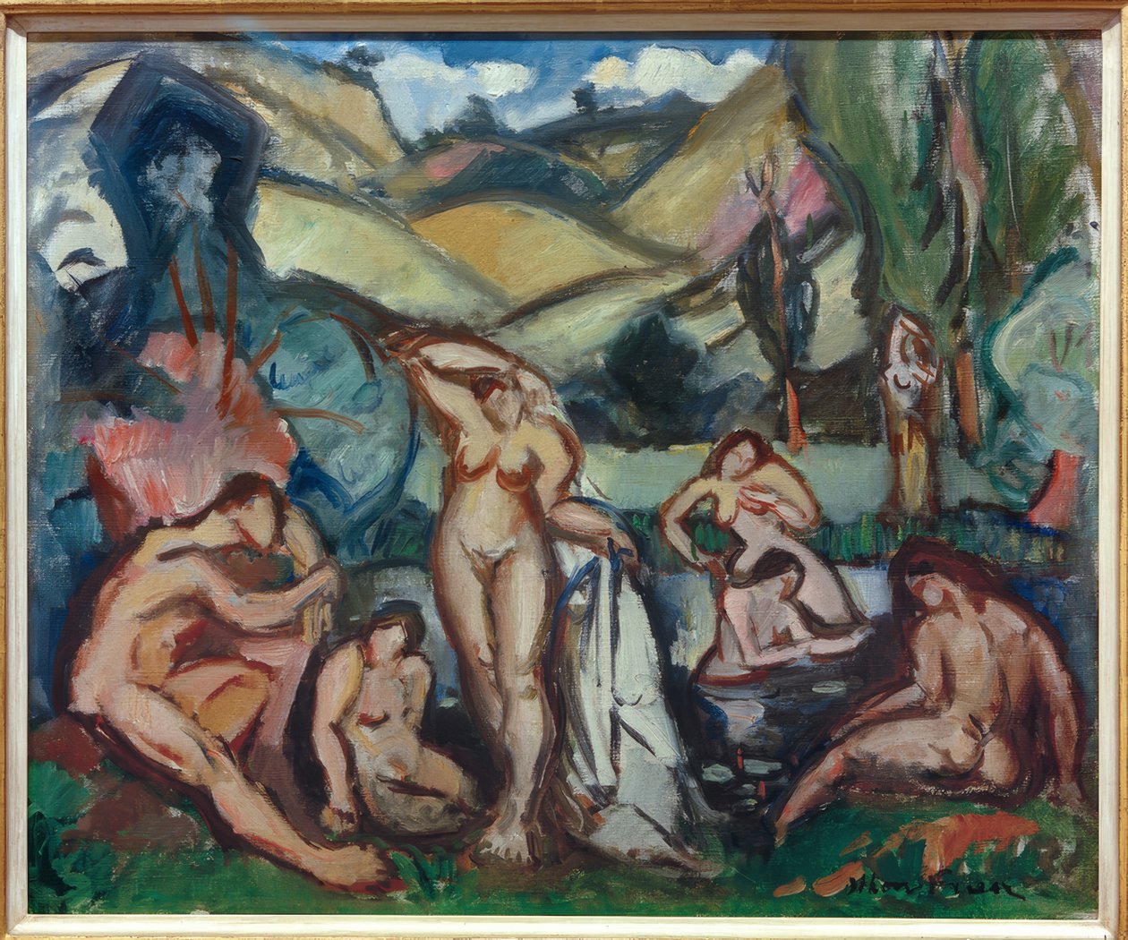 Badende Frauen af Emile Othon Friesz