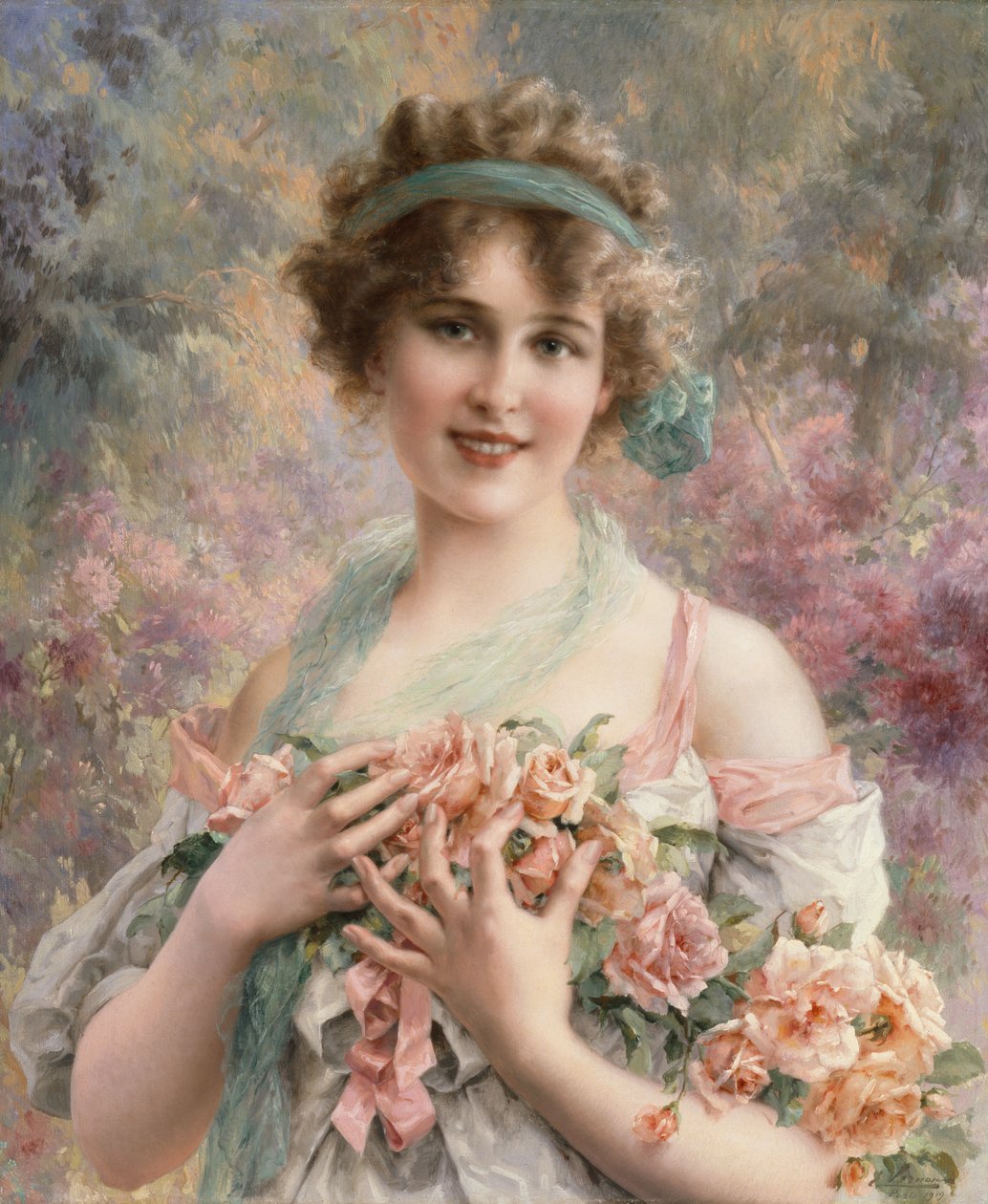 En skøn Rose af Emile Vernon