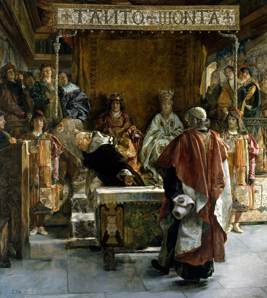 Udvisning af jøderne fra Spanien (år 1492) af Emilio Sala Francés