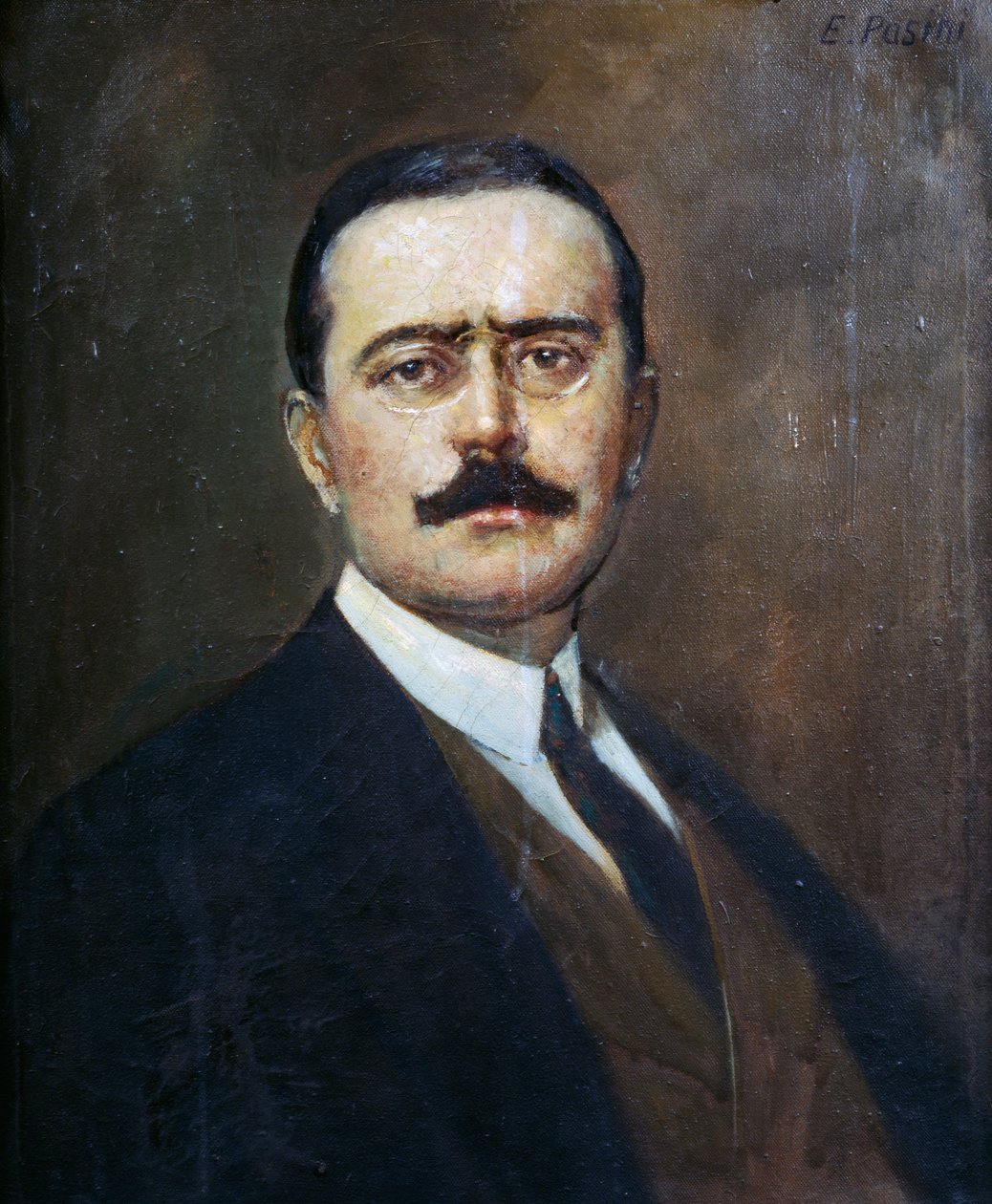 Portræt af Ugo da Como (Brescia af Emilio Pasini