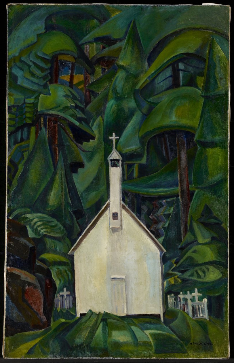 indisk kirke af Emily Carr