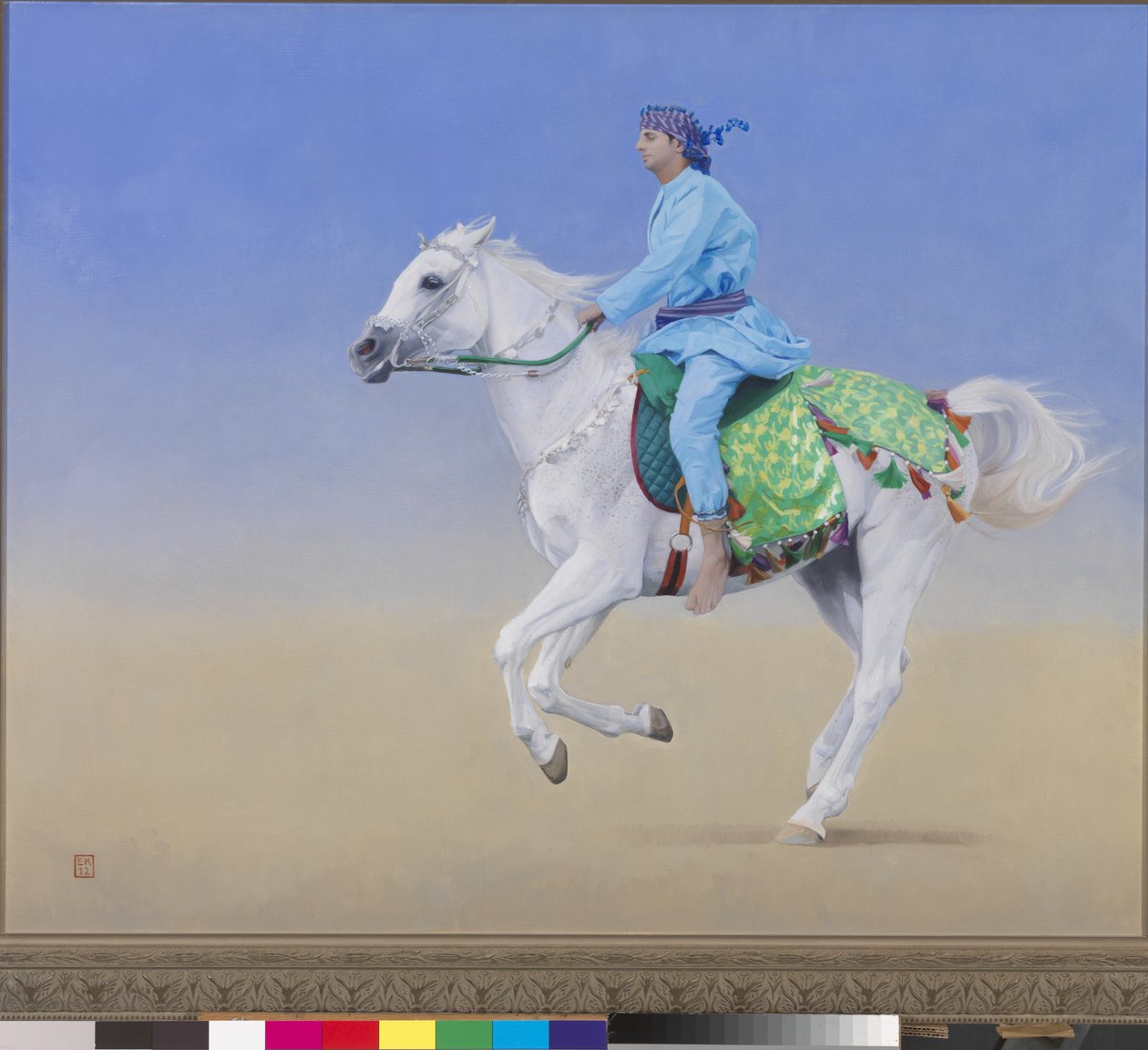Oman Cavalryman, 2012 af Emma Kennaway