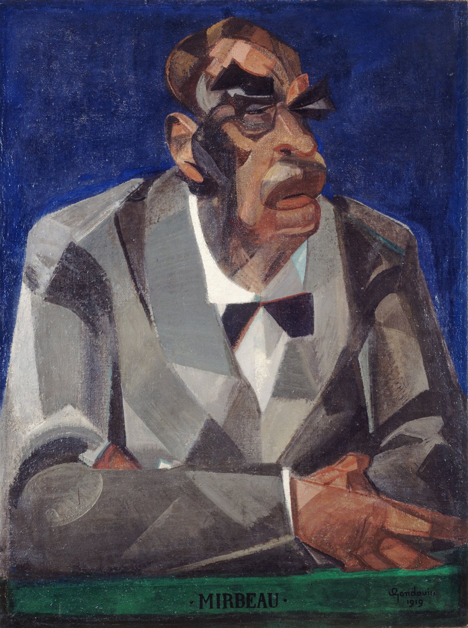 Octave Mirbeau 1848-1917, 1919. af Emmanuel Gondouin