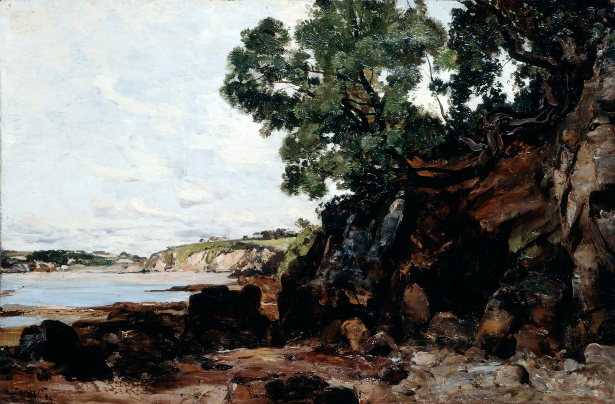 Douarnenez, 1884. af Emmanuel Lansyer